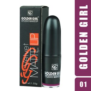 Golden Girl Studio Makeup Velvet Matte Lipstick (01)
